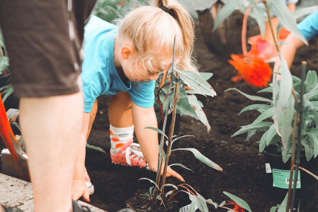 kid gardenning