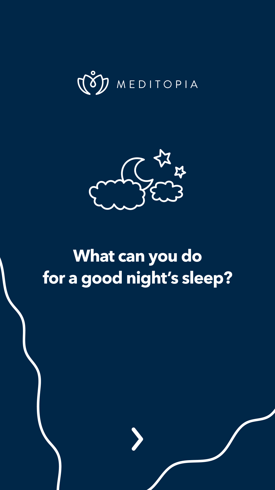 What can you do for a good night's sleep?