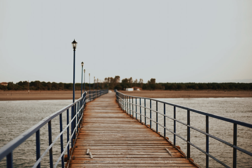 image of a bridge on top of a river, evoking a road of starting therapy