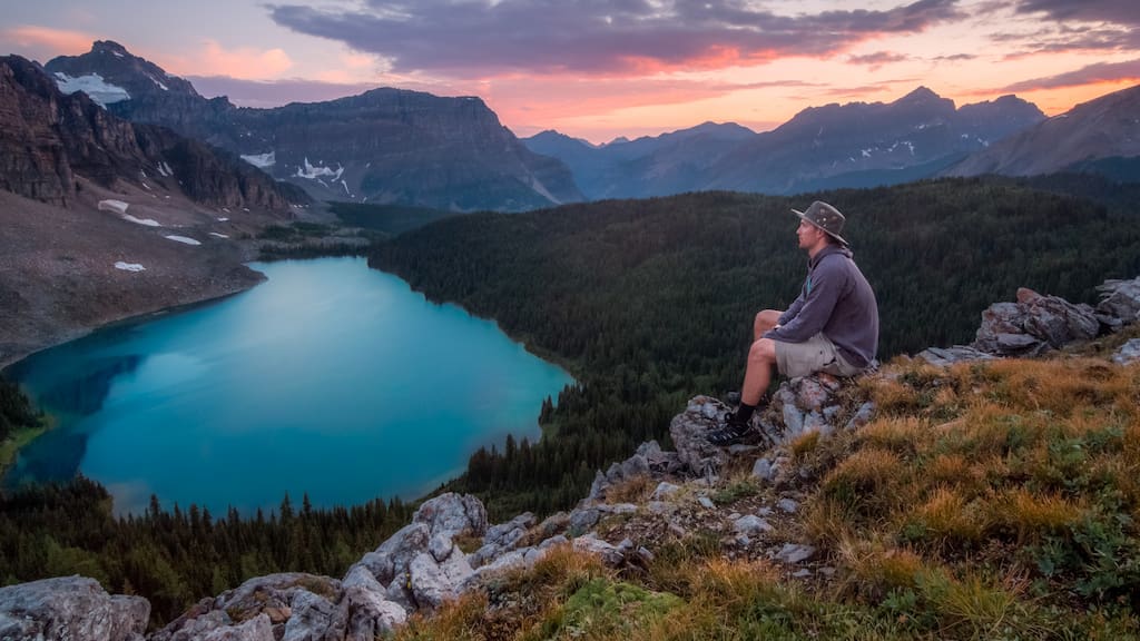 man in nature