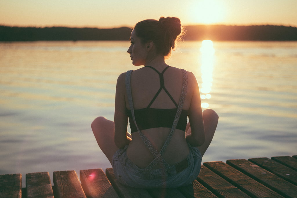 thoughtful woman