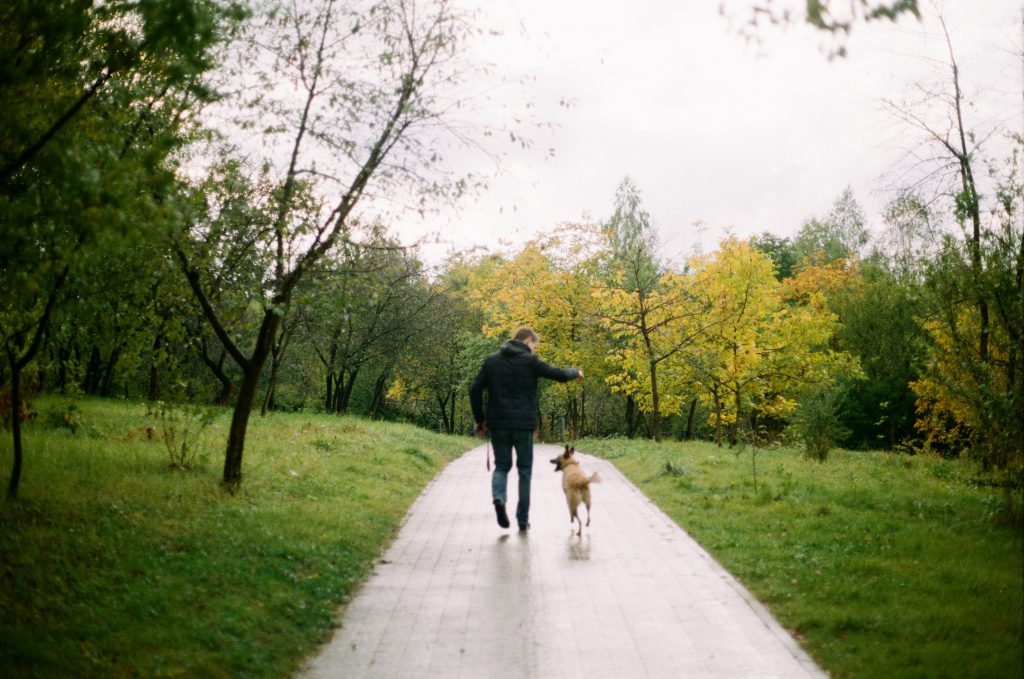 walking in nature