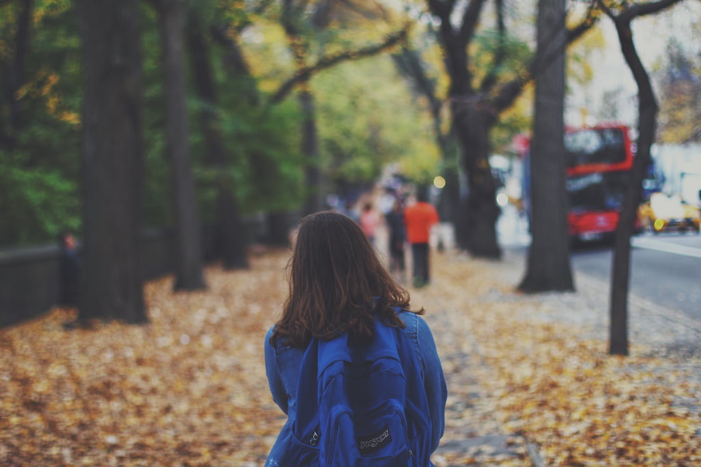 woman walking